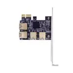 رایزر کارت گرافیک PCIe x1 به چهار PCIe x16 با رابط USB 3.0 - تصویر 3