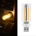 چراغ USB لمسی | چراغ دکوراتیو شیشه‌ای | چراغ محیطی هوشمند - تصویر 3
