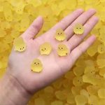 مجسمه مینیاتوری مدل جوجه شب تاب بسته ۵ عددی - تصویر 4