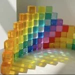 مکعب‌های رنگی بسته ۱۸ عددی | اسباب بازی آموزشی - تصویر 7